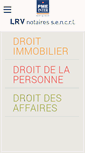 Mobile Screenshot of lrvnotaires.com